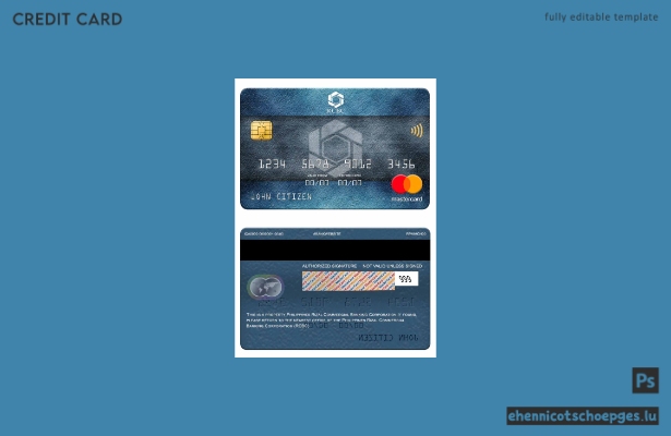 Philippines Rizal Commercial Banking Corporation RCBC Mastercard Beispielvorschau